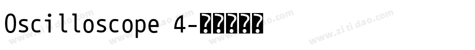Oscilloscope 4字体转换